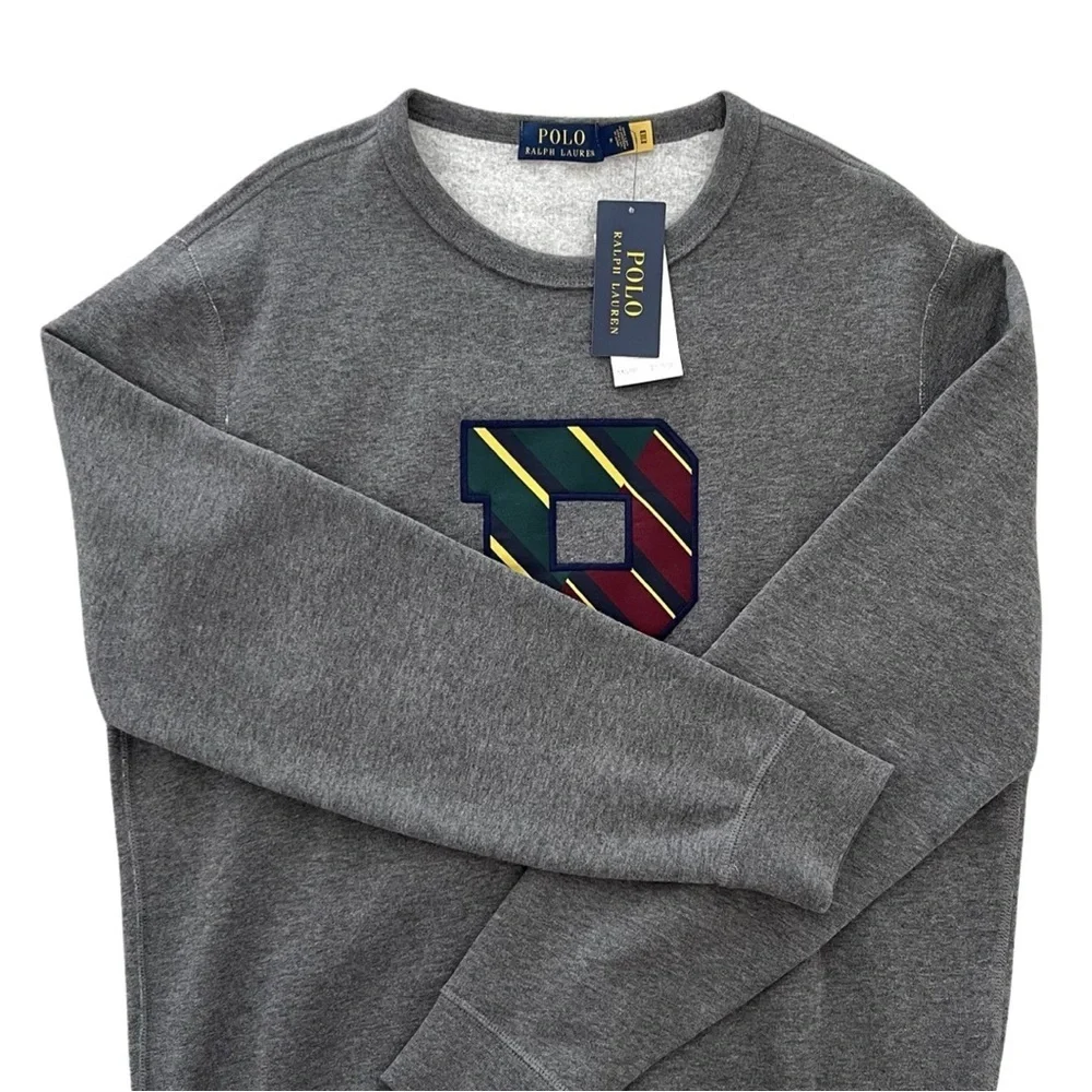 Polo by Ralph Lauren Letterman P Sweatshirt Size M